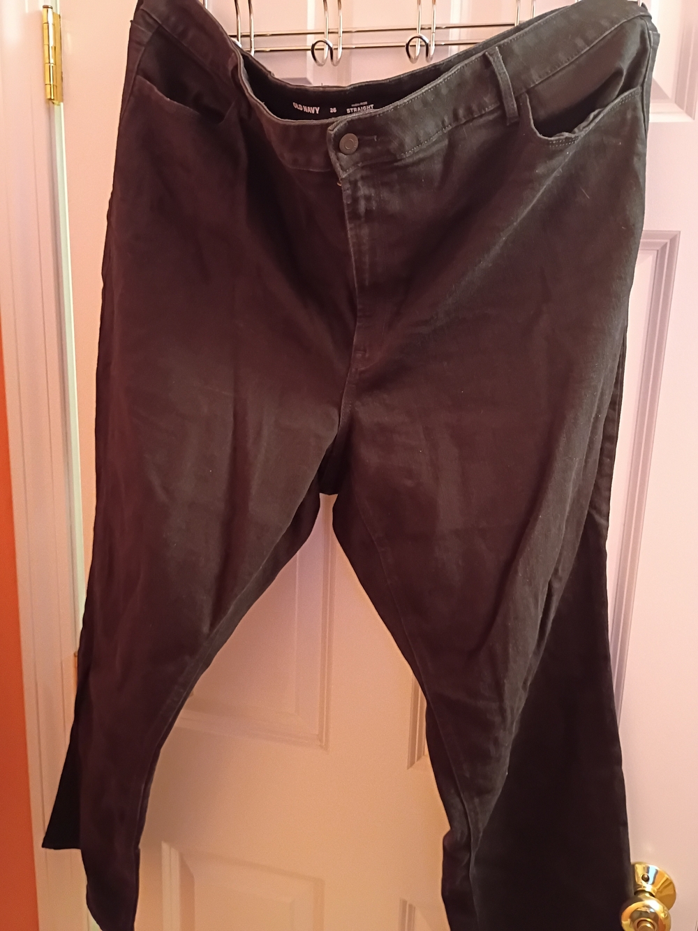 Old Navy Women's Plus Size 26W Black Straight Jeans